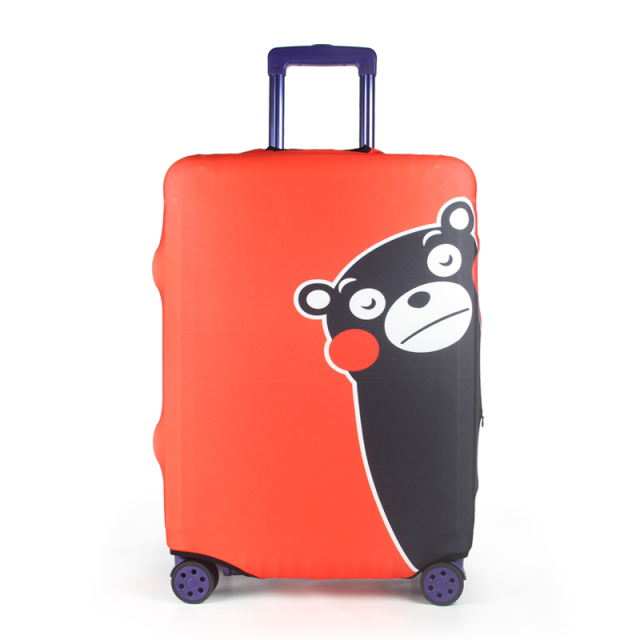 JUSTOP jersey fabric luggage cover custom print luggage cover silicone suitcase cover