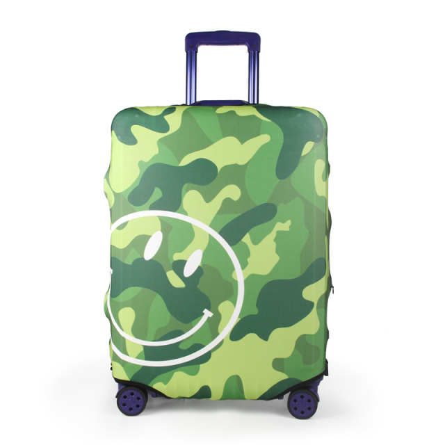 JUSTOP jersey fabric luggage cover custom print luggage cover silicone suitcase cover