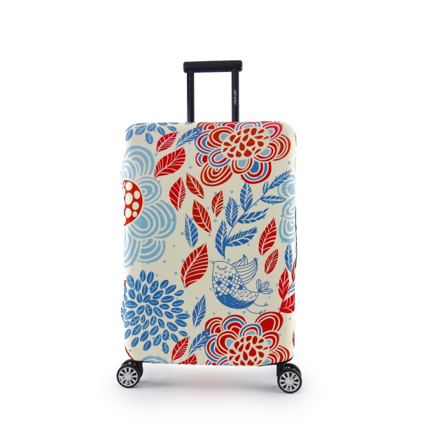 JUSTOP jersey fabric luggage cover custom print luggage cover silicone suitcase cover