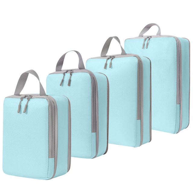JUSTOP ziplock bag storage organizer foldable travel bag compress travel luggage organizer packing cubes
