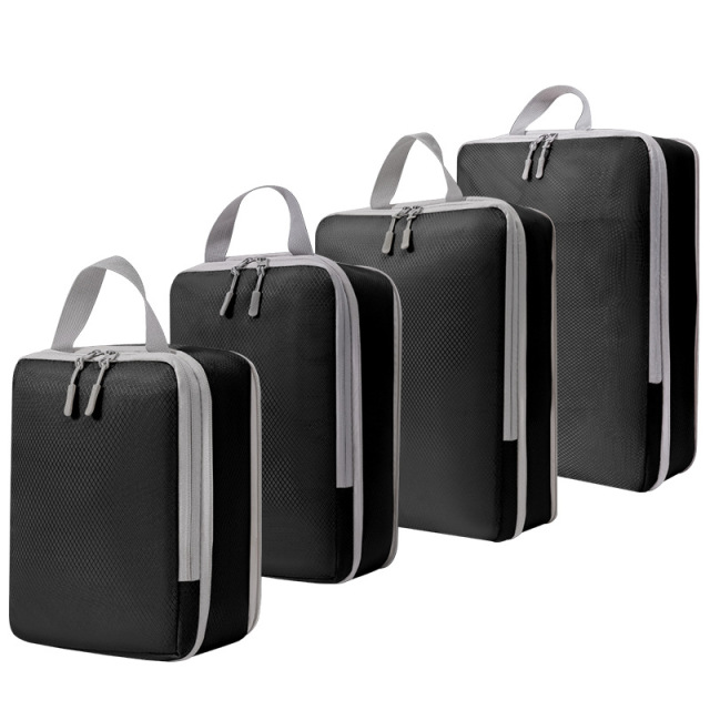 JUSTOP ziplock bag storage organizer foldable travel bag compress travel luggage organizer packing cubes