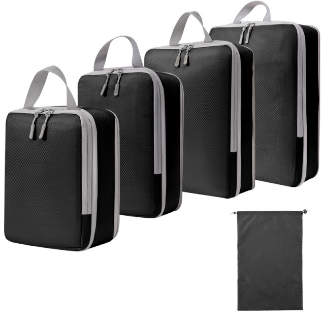 JUSTOP waterproof travel bag folding compression packing cubes travel organizer bag set