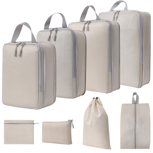 JUSTOP custom storage bag organizer travel luggage organizer compression packing cubes