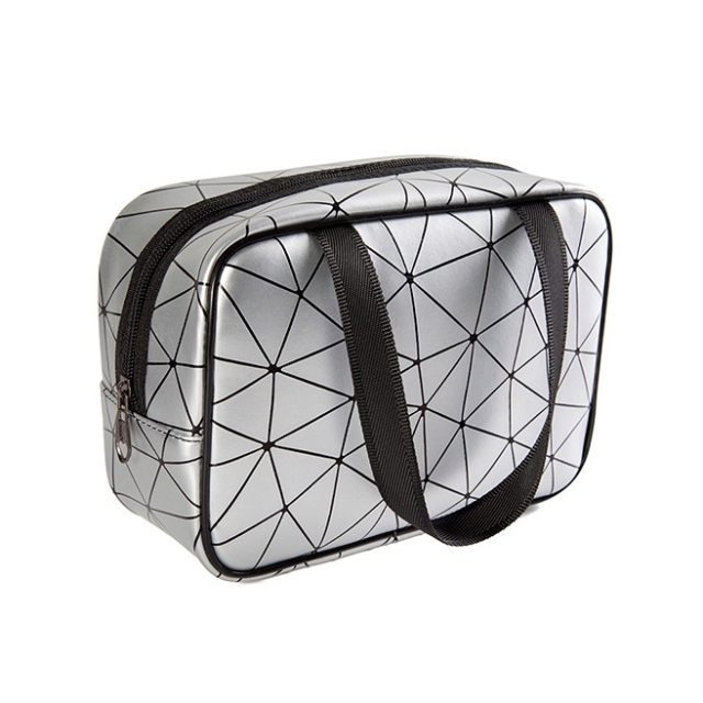 JUSTOP high quality cosmetic bag wholesale waterproof leather makeup bag