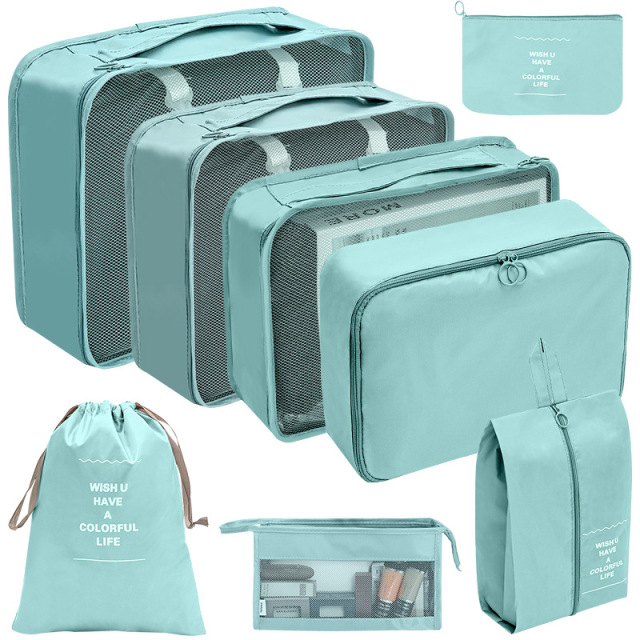JUSTOP foldable travel bag travel organizer bag set ziplock bag storage organizer