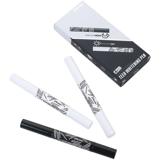 White Charcoal Teeth Whitening Pen Tooth Whitening Pen, Fluoride Free