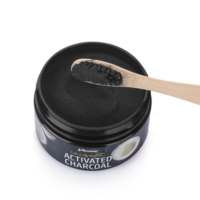 Toothpaste Natural Coconut Flavor_Activated Organic Carbon Powder Tooth Whitening Remove Stain Teeth Cleaning