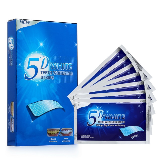 Teeth whitening Strip, 28 Sensitivity Free Whitening Strips, Peroxide Free, 14 Treatments for Teeth whitening, Professional and Safe Teeth whitening Strips