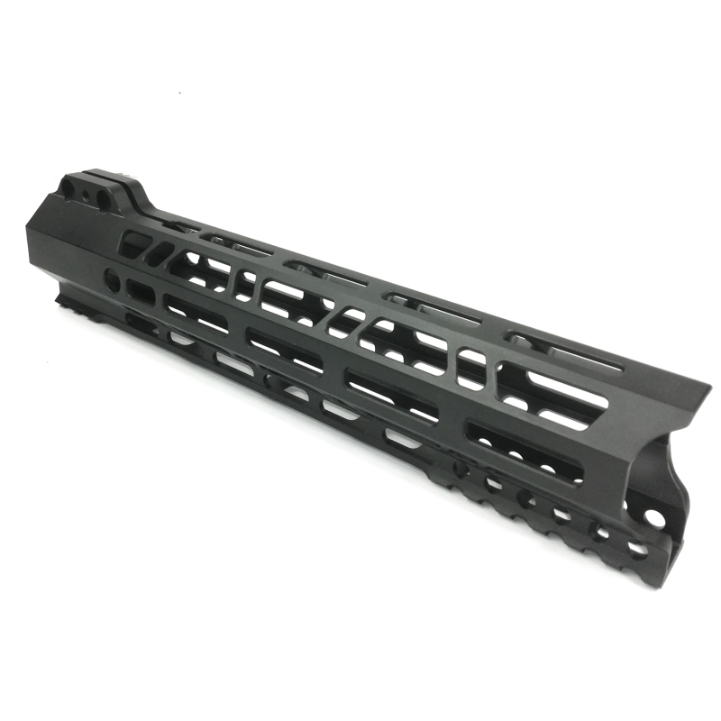 Black Anodized Ultra Light Super Slim Free Float 223 M-LOK Handguard With Steel Barrel Nut