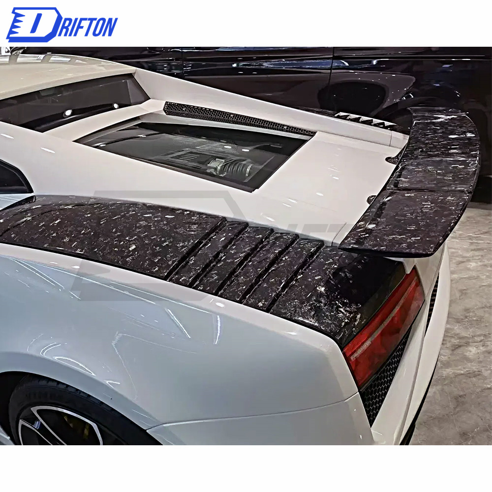 S Style Carbon Fiber Rear Spoiler For Lamborghini Gallardo LP550 LP560 LP570