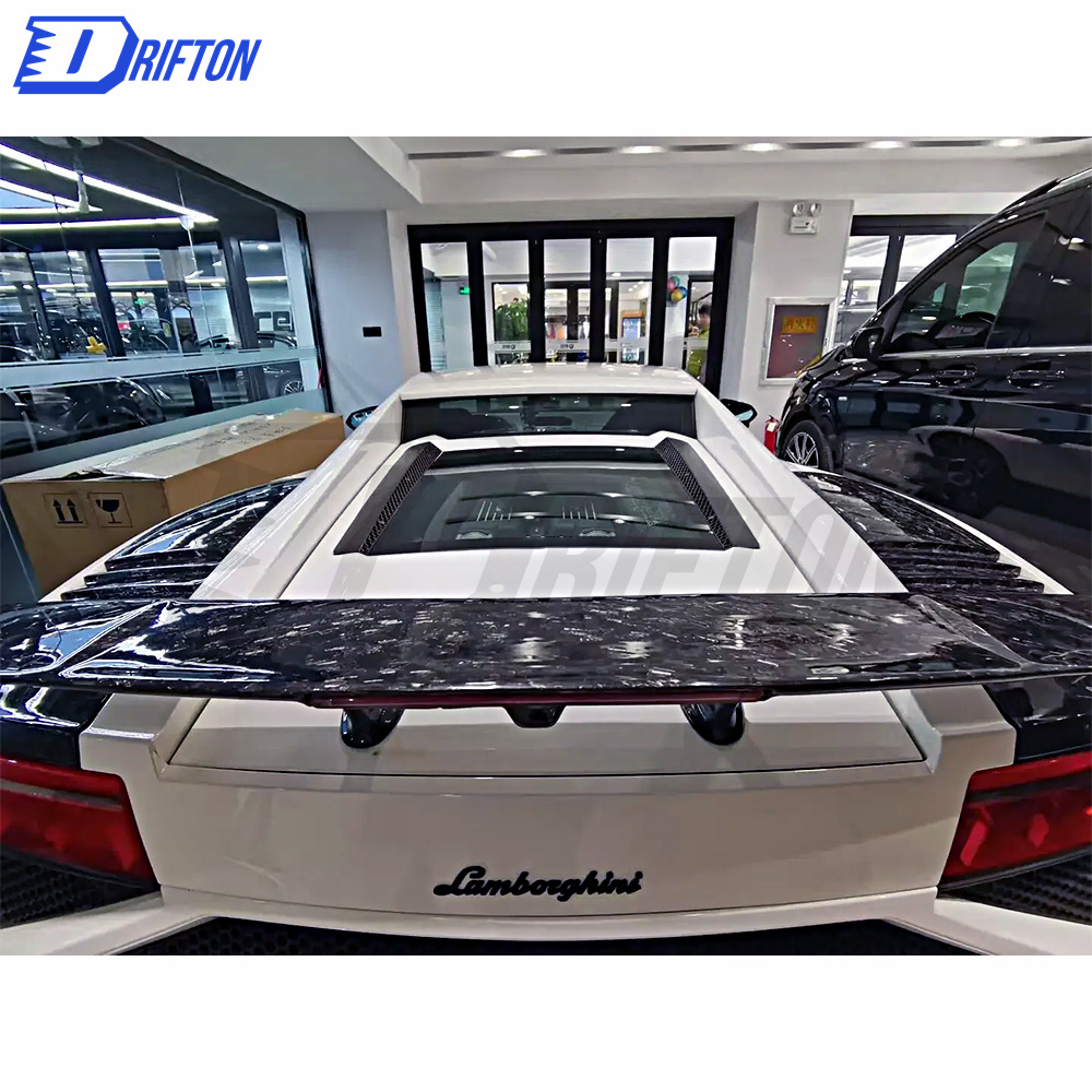 S Style Carbon Fiber Rear Spoiler For Lamborghini Gallardo LP550 LP560 LP570