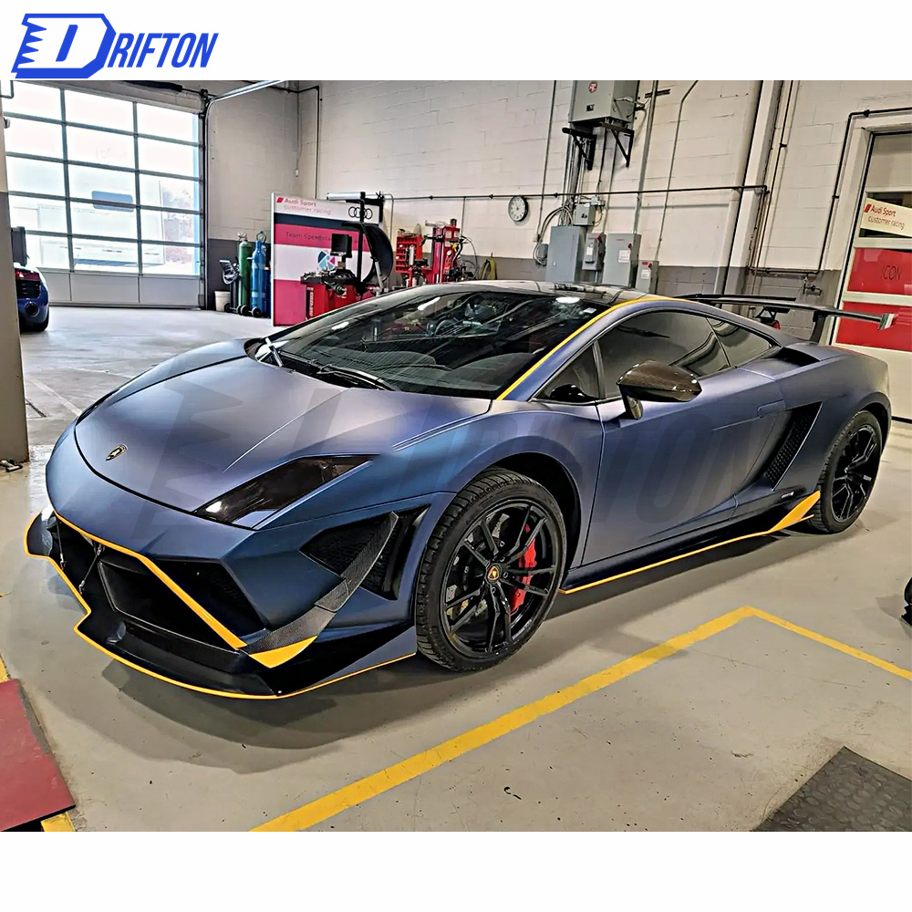 Super Trofeo Race Style Half Carbon Fiber Front Bumper For Lamborghini Gallardo LP550 LP560 LP570