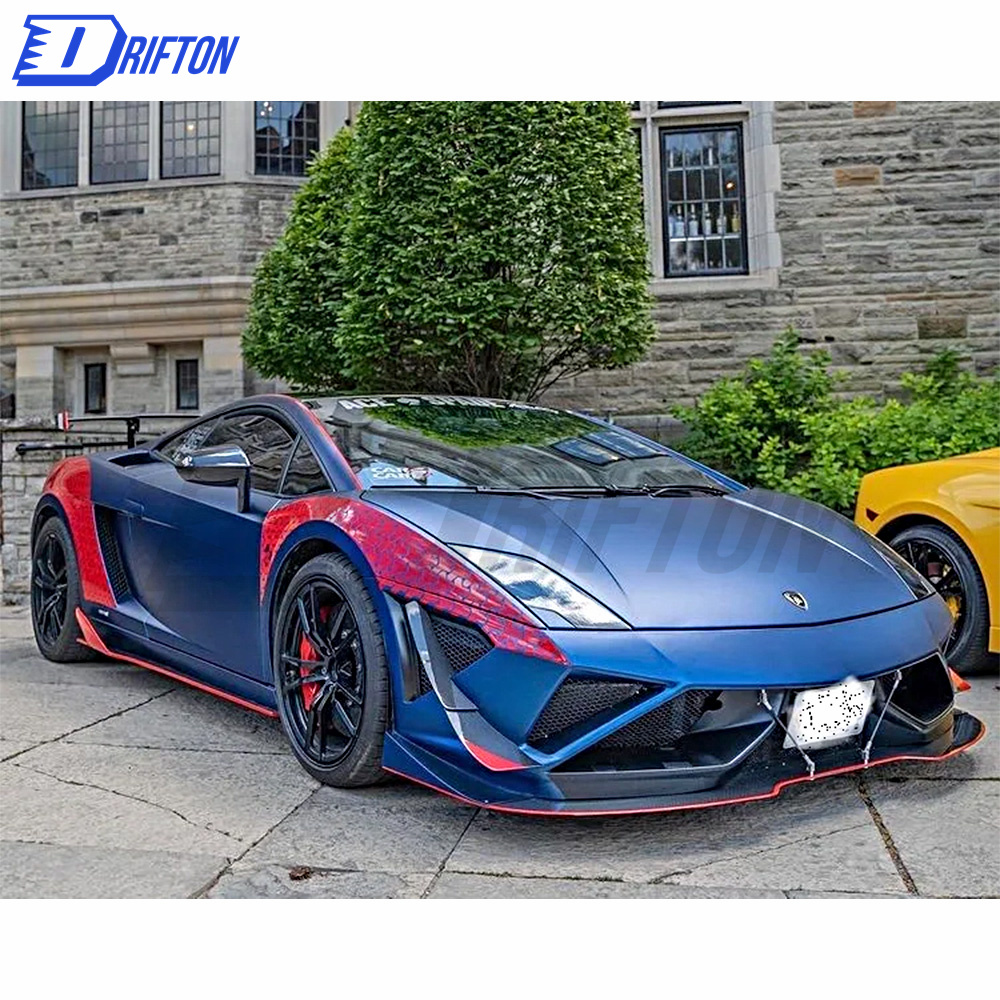 Super Trofeo Race Style Half Carbon Fiber Front Bumper For Lamborghini Gallardo LP550 LP560 LP570