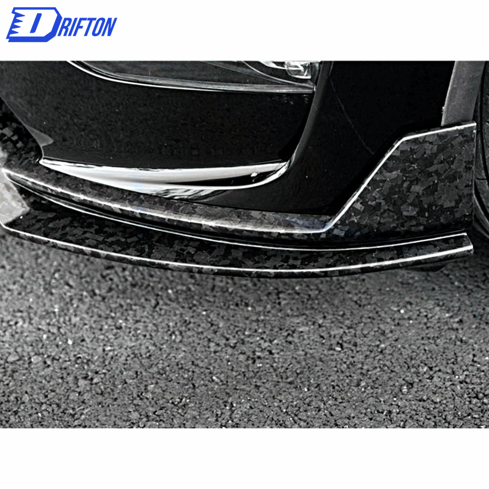 MIW Style Forged Dry Carbon Fiber Front Lip For Tesla Model Y 2020-2021