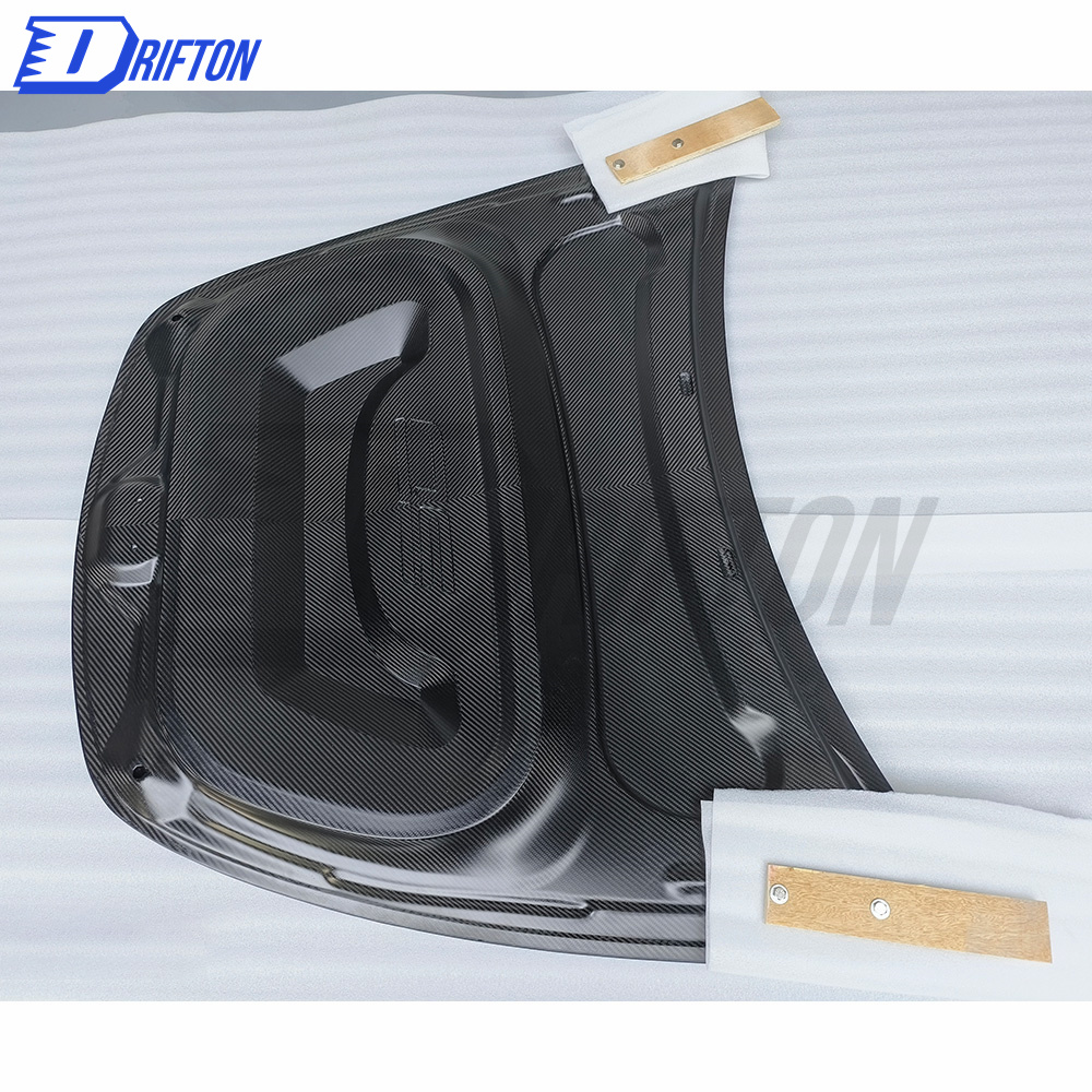 SD Style Dry Carbon Fiber Hood For Tesla Model Y 2020-2021