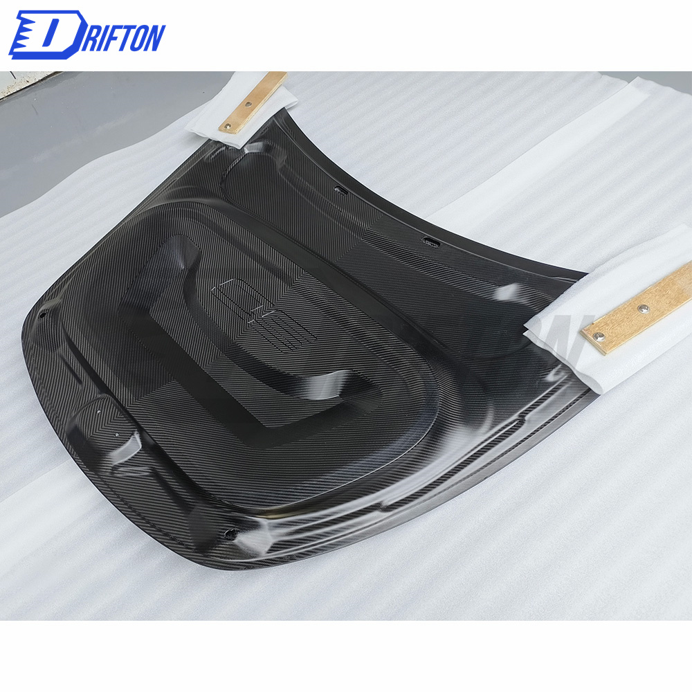 SD Style Dry Carbon Fiber Hood For Tesla Model Y 2020-2021