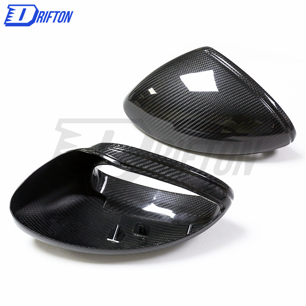 Dry Carbon Fiber Mirror Cap (replacement) LHD For Porsche 718 Cayman Boxster 2016-2020