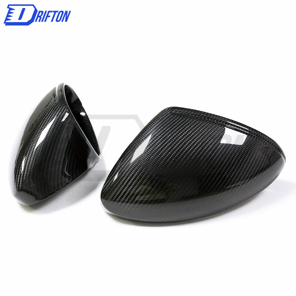 Dry Carbon Fiber Mirror Cap (replacement) LHD For Porsche 718 Cayman Boxster 2016-2020