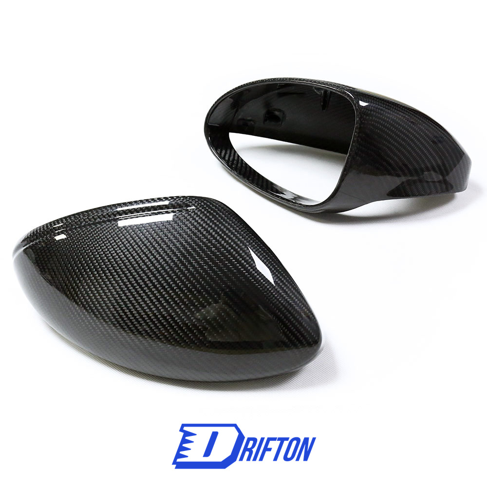 Dry Carbon Fiber Mirror Cap (replacement) LHD For Porsche 718 Cayman Boxster 2016-2020