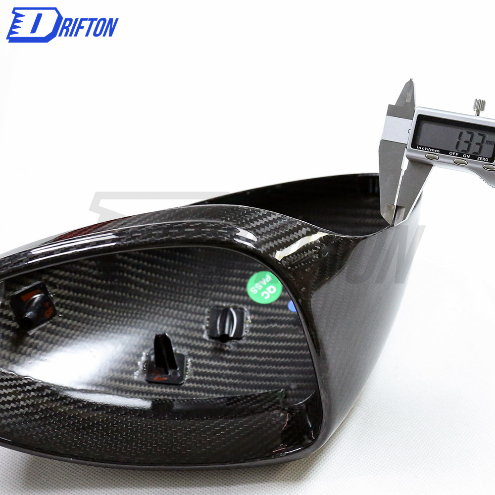 Dry Carbon Fiber Mirror Cap (replacement) RHD For Porsche 718 Cayman Boxster 2016-2020
