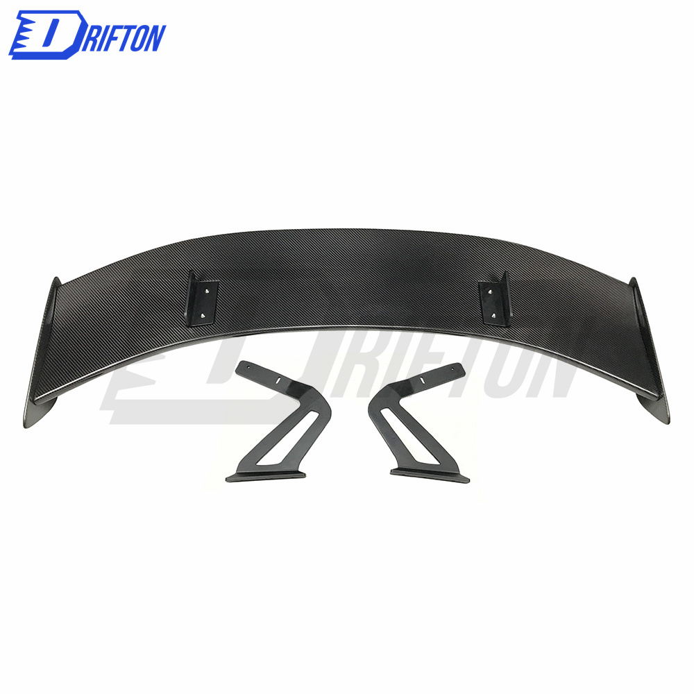 GT4 Style Dry Carbon Fiber Rear Spoiler For Porsche 718 Cayman Boxster 2016-2019