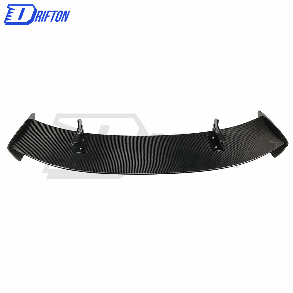 GT4 Style Dry Carbon Fiber Rear Spoiler For Porsche 718 Cayman Boxster 2016-2019