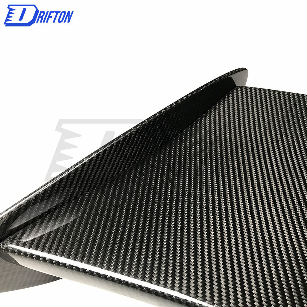 GT4 Style Dry Carbon Fiber Rear Spoiler For Porsche 718 Cayman Boxster 2016-2019
