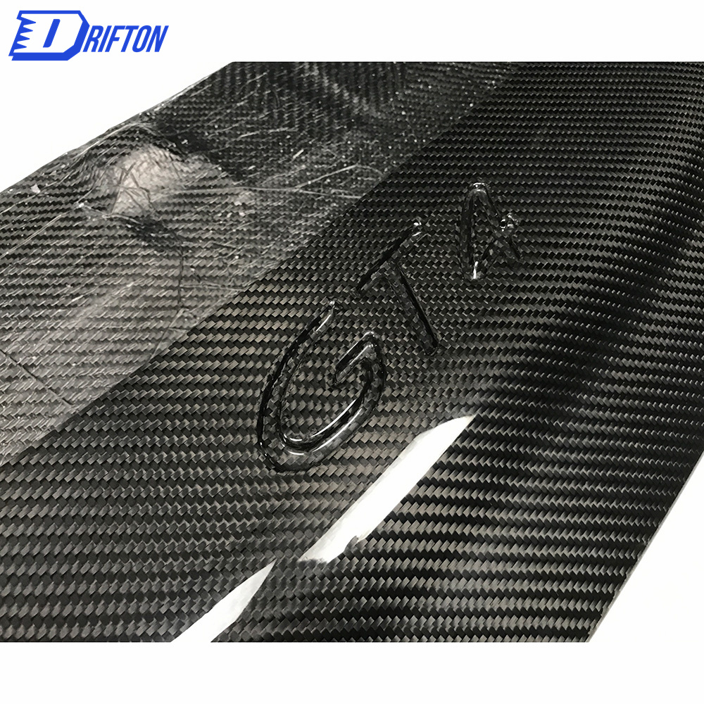 GT4 Style Half Dry Carbon Fiber Front Bumper For Porsche 718 Cayman Boxster 2016-2019