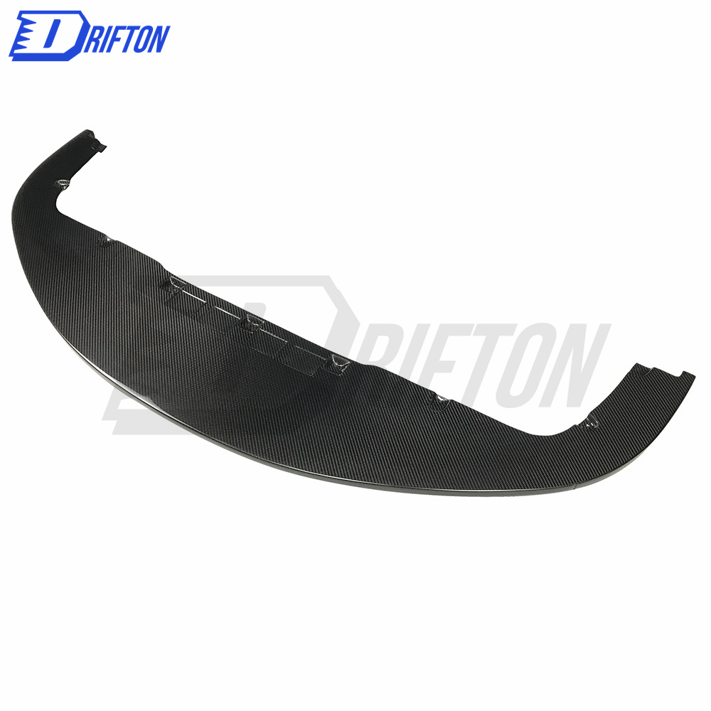 GT4 Style Half Dry Carbon Fiber Front Bumper For Porsche 718 Cayman Boxster 2016-2019