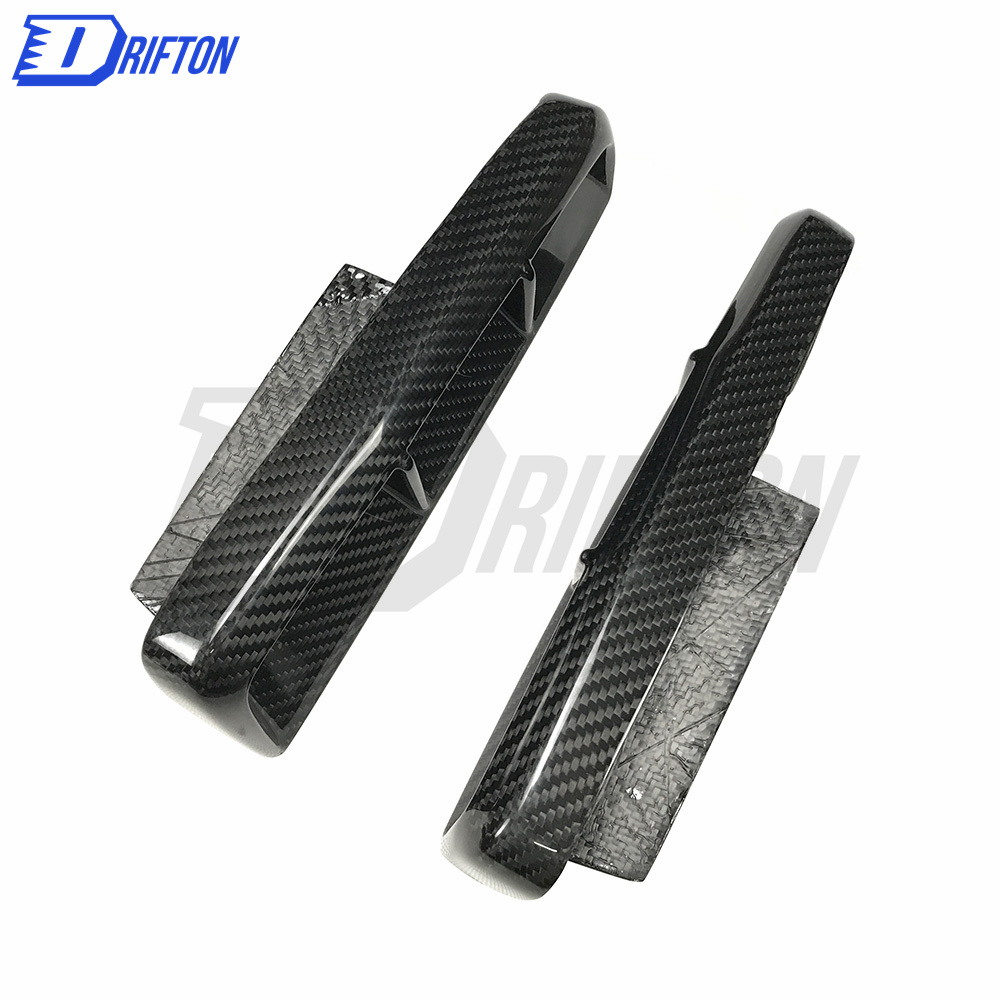 GT4 Style Half Dry Carbon Fiber Front Bumper For Porsche 718 Cayman Boxster 2016-2019
