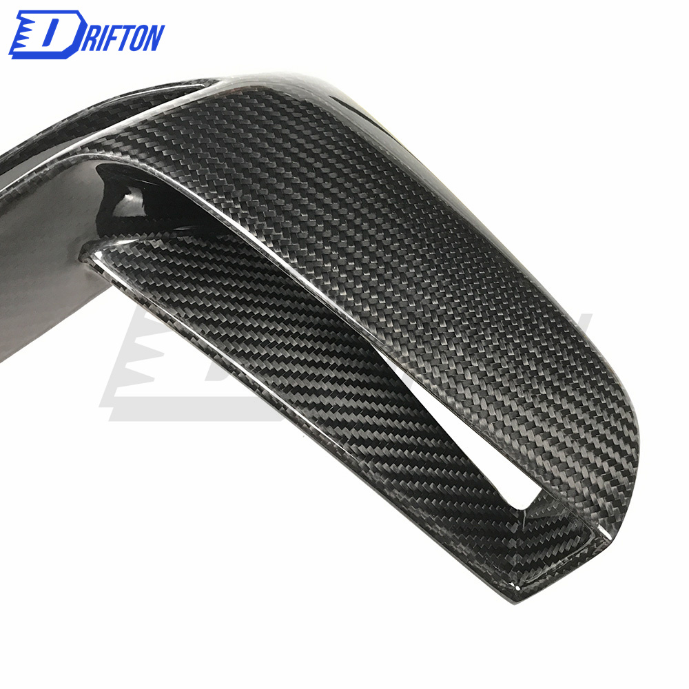 GT4 Style Half Dry Carbon Fiber Front Bumper For Porsche 718 Cayman Boxster 2016-2019