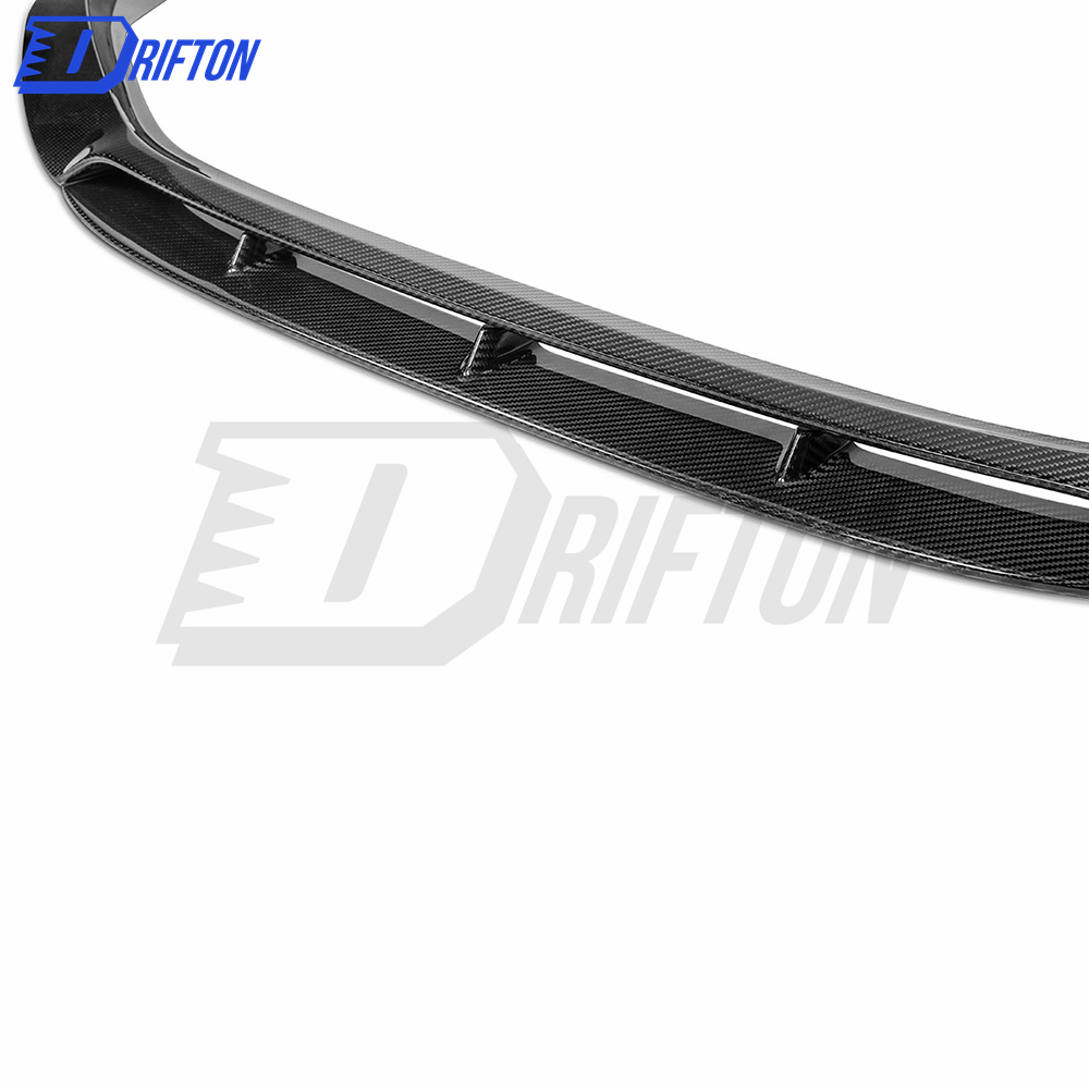 Paktechz Style Dry Carbon Fiber Front Lip For Porsche Boxster Cayman 718 2016-2020