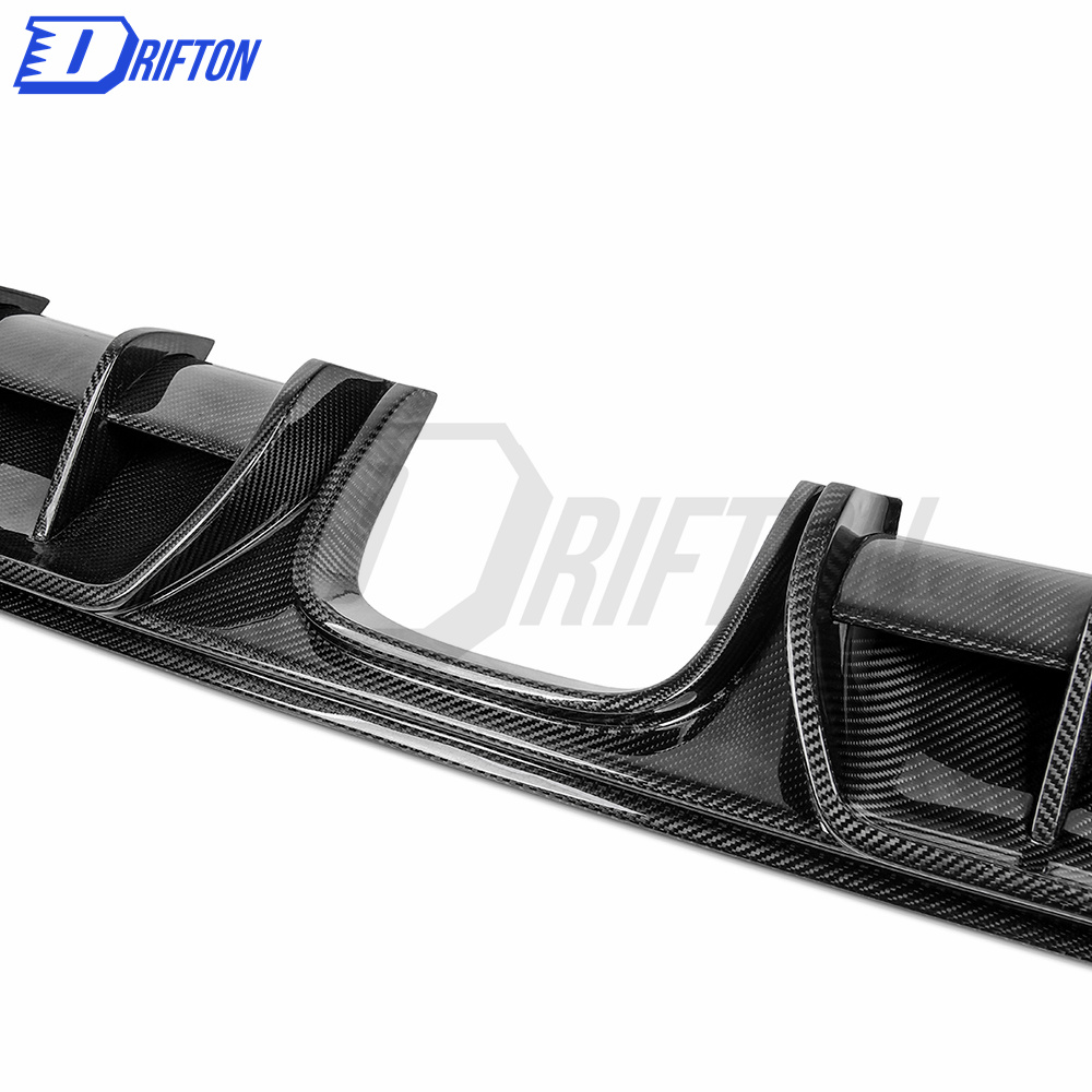 Paktechz Style Dry Carbon Fiber Rear Diffuser For Porsche Boxster Cayman 718 2016-2020