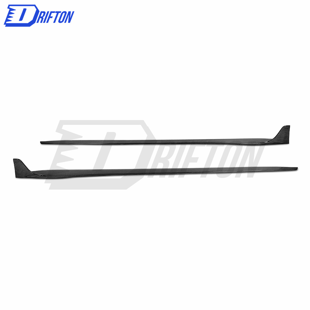 Paktechz Style Dry Carbon Fiber Side Skirt For Porsche Boxster Cayman 718 2016-2020