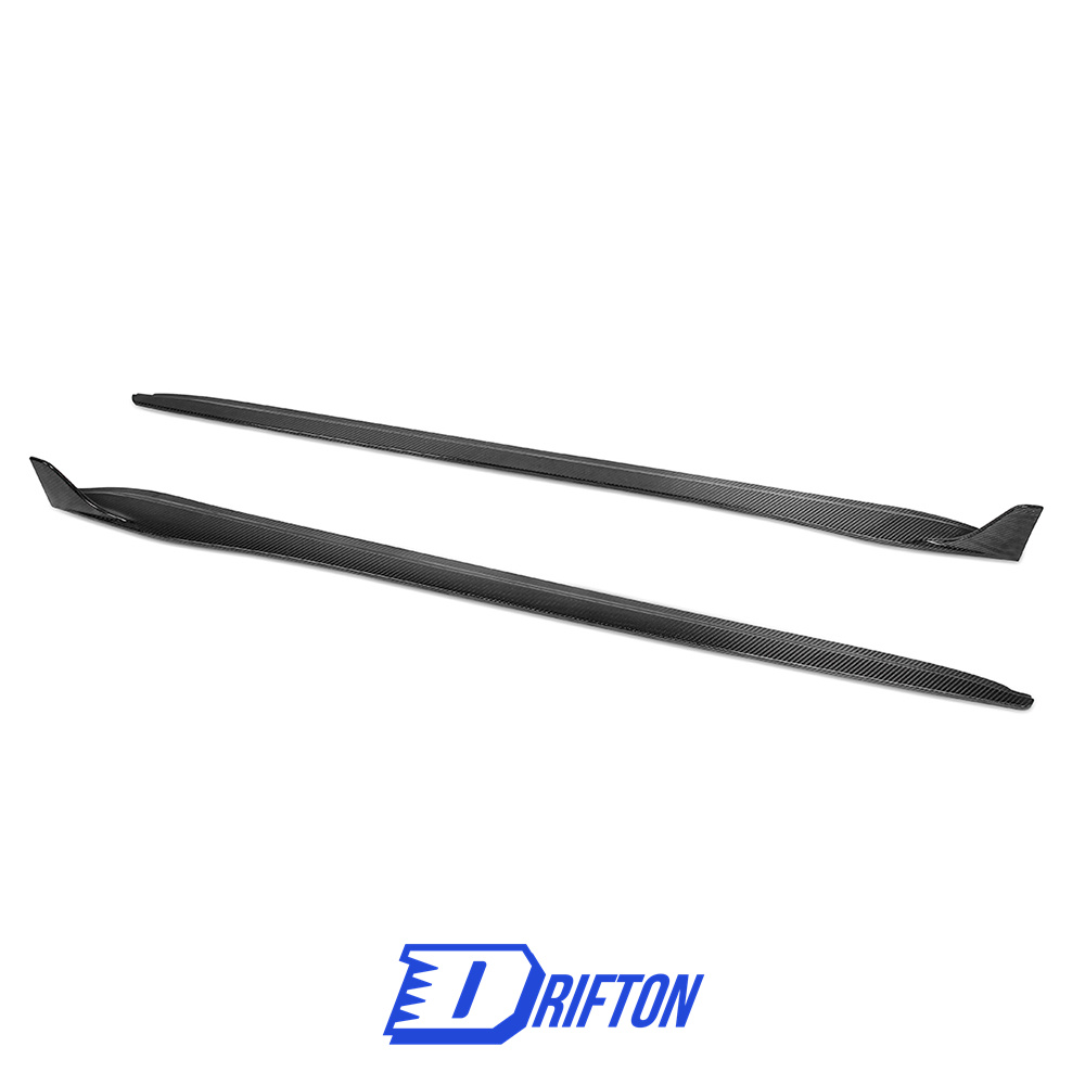 Paktechz Style Dry Carbon Fiber Side Skirt For Porsche Boxster Cayman 718 2016-2020