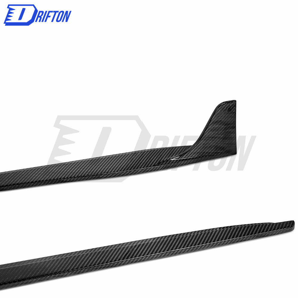 Paktechz Style Dry Carbon Fiber Side Skirt For Porsche Boxster Cayman 718 2016-2020