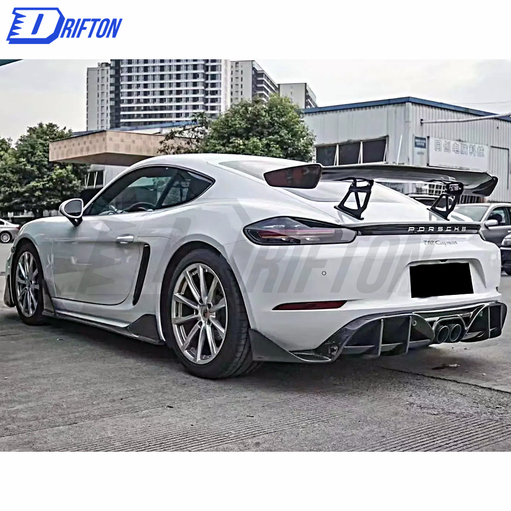 PD Style Half Carbon Fiber Body Kit For Porsche 718 Cayman Boxster 2016-2020