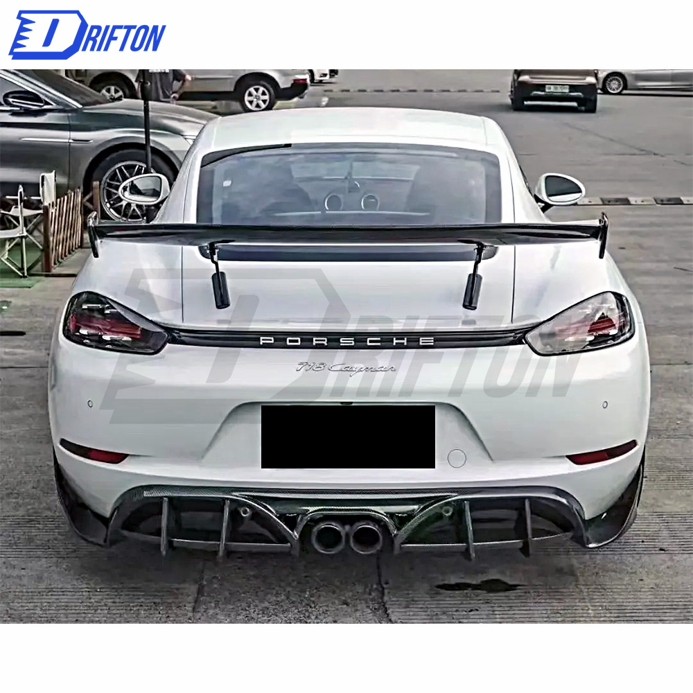 PD Style Half Carbon Fiber Body Kit For Porsche 718 Cayman Boxster 2016-2020