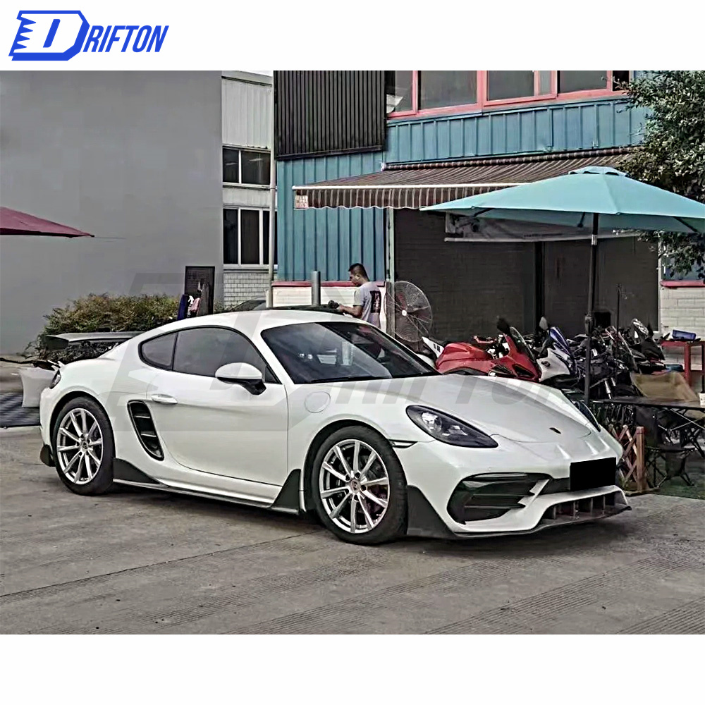 PD Style Half Carbon Fiber Body Kit For Porsche 718 Cayman Boxster 2016-2020