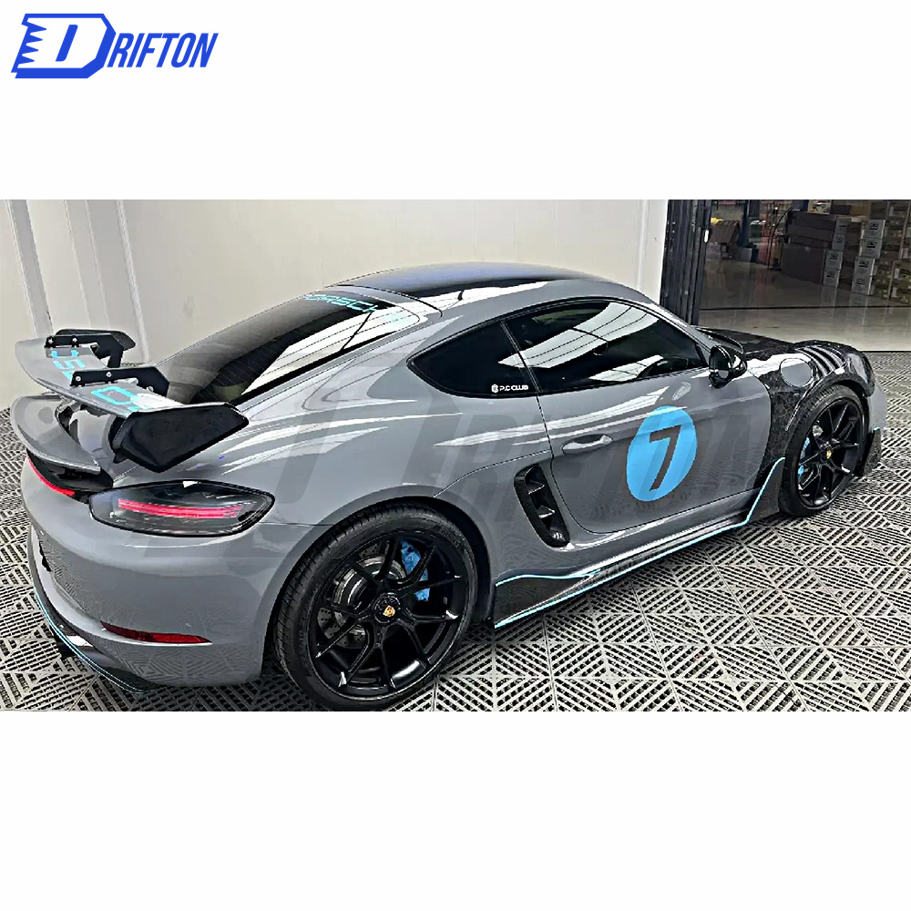 PD Style Half Carbon Fiber Body Kit For Porsche 718 Cayman Boxster 2016-2020