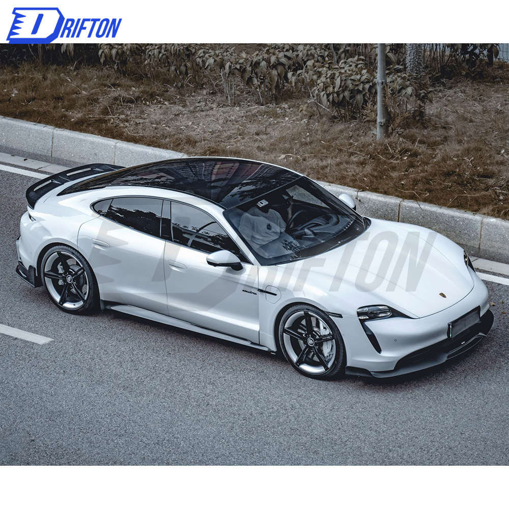 CMST Style Carbon Fiber Front Lip For Porsche Taycan 4S 2019-2020