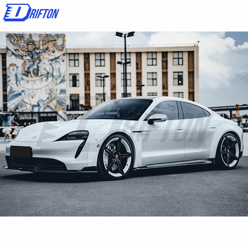 CMST Style Carbon Fiber Side Skirt For Porsche Taycan 4S Turbo 2019-2020