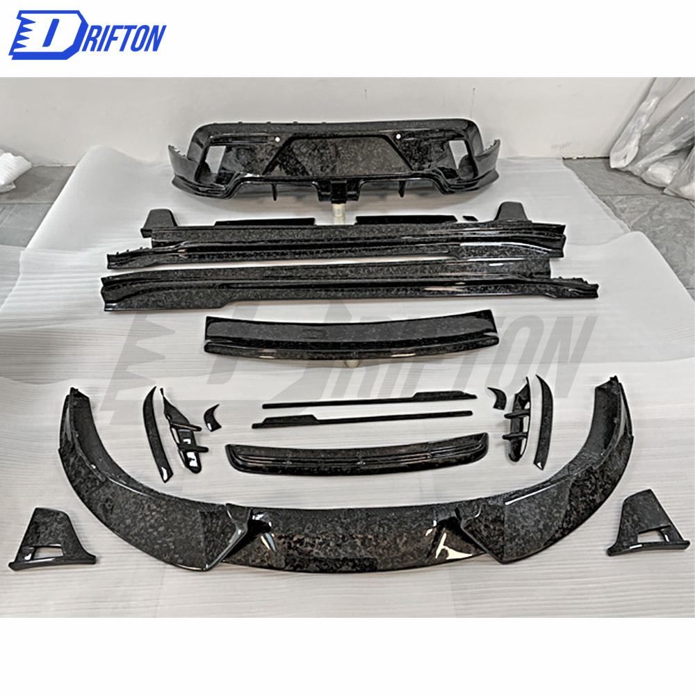 MSY Style Dry Carbon Fiber Rear Diffuser For Porsche Taycan Turbo 2019-2020