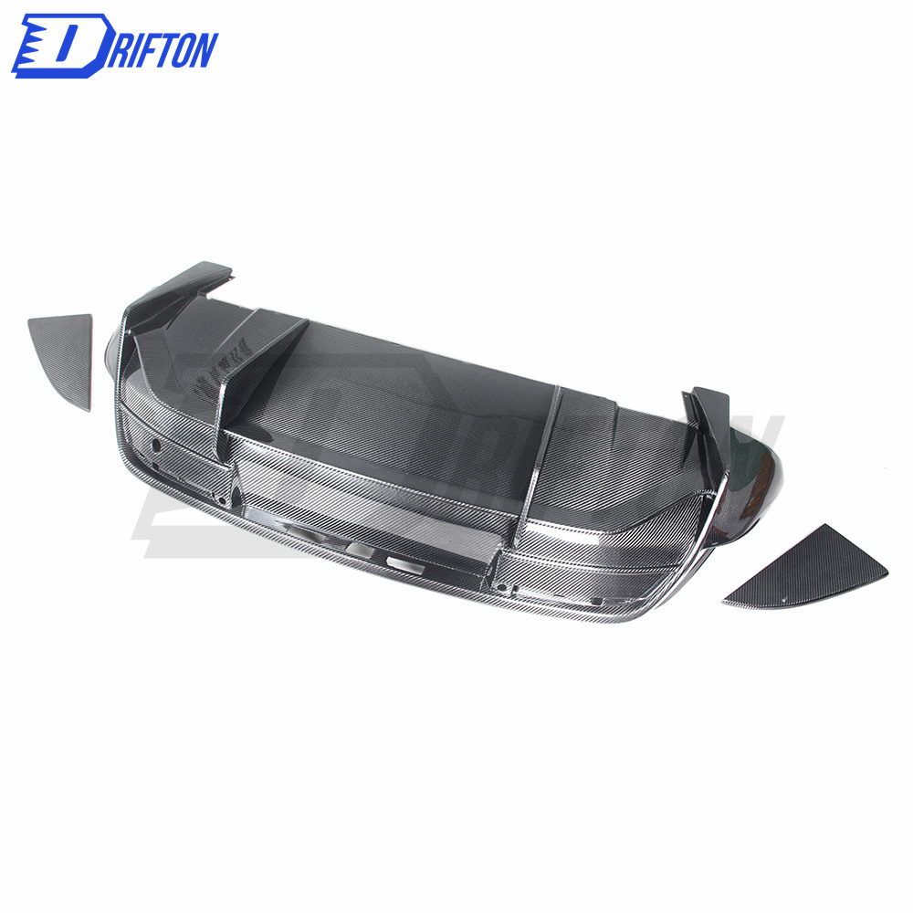 OD Style Dry Carbon Fiber Rear Diffuser For Porsche Taycan 2019-2020