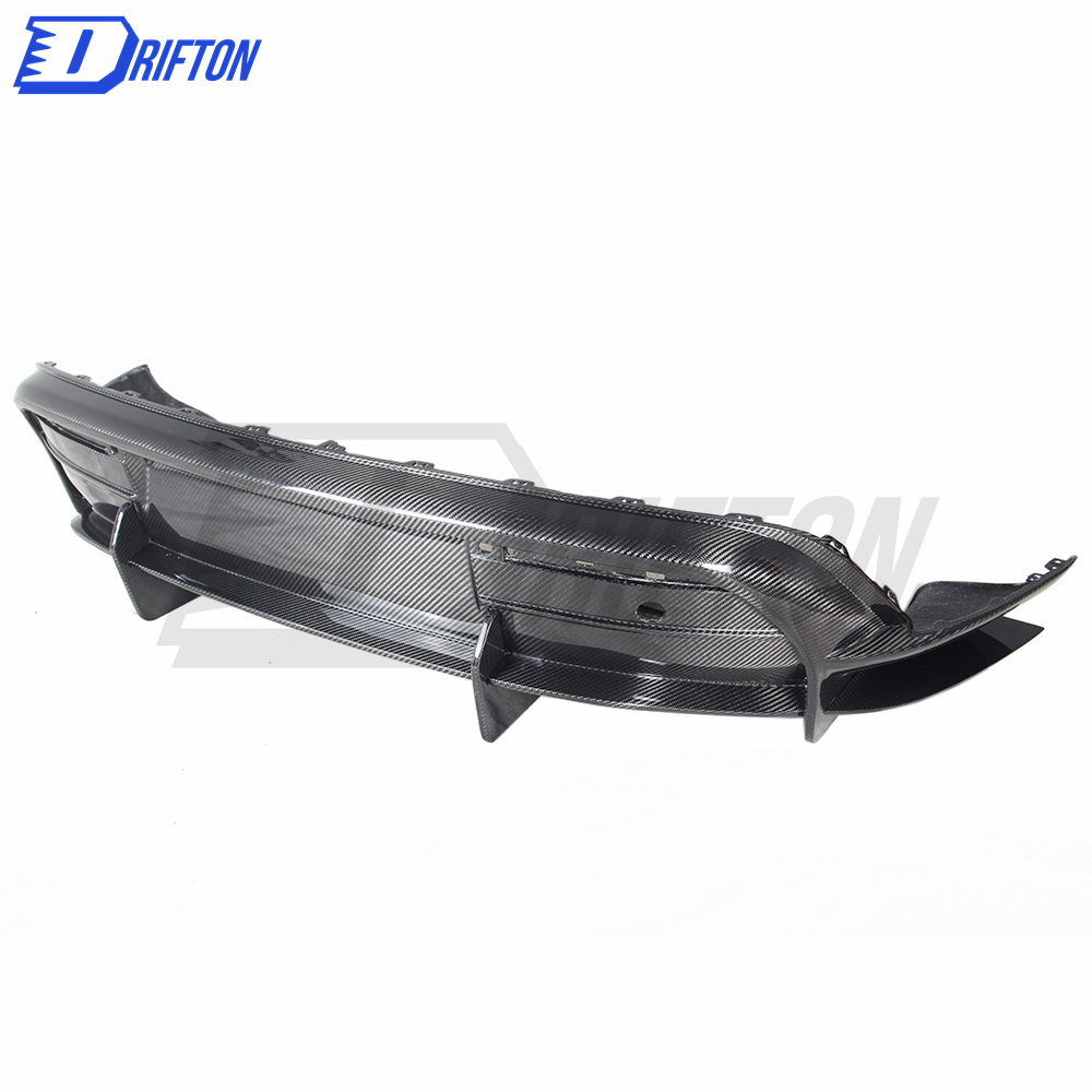 OD Style Dry Carbon Fiber Rear Diffuser For Porsche Taycan 2019-2020