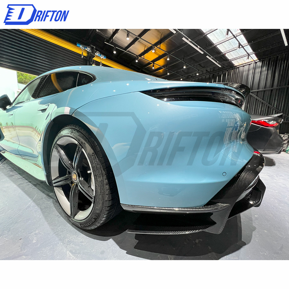 OD Style Dry Carbon Fiber Rear Diffuser For Porsche Taycan 2019-2020