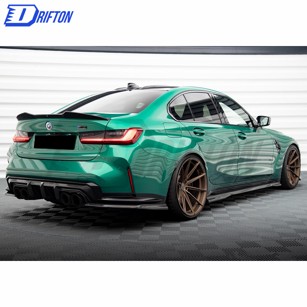 MT Style Dry Carbon Fiber Rear Spoiler For BMW G80 M3 G82 M4 2020-2021