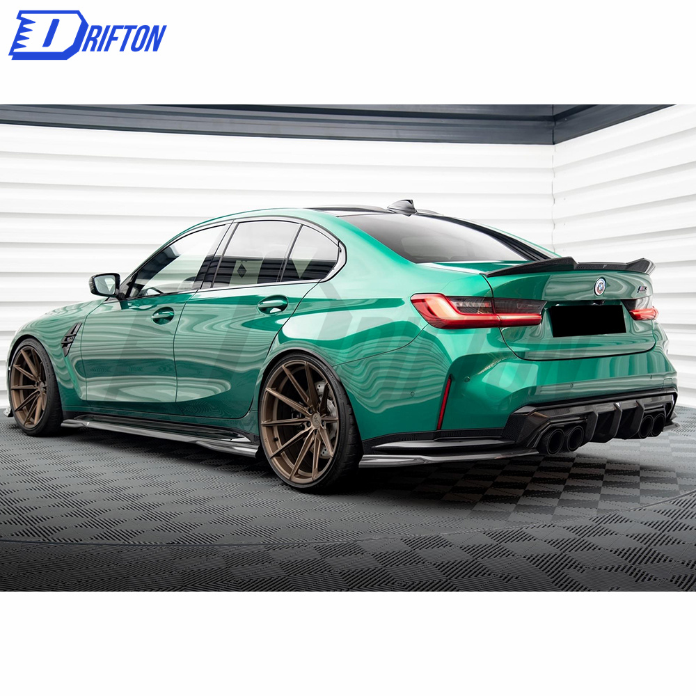 MT Style Dry Carbon Fiber Rear Spoiler For BMW G80 M3 G82 M4 2020-2021