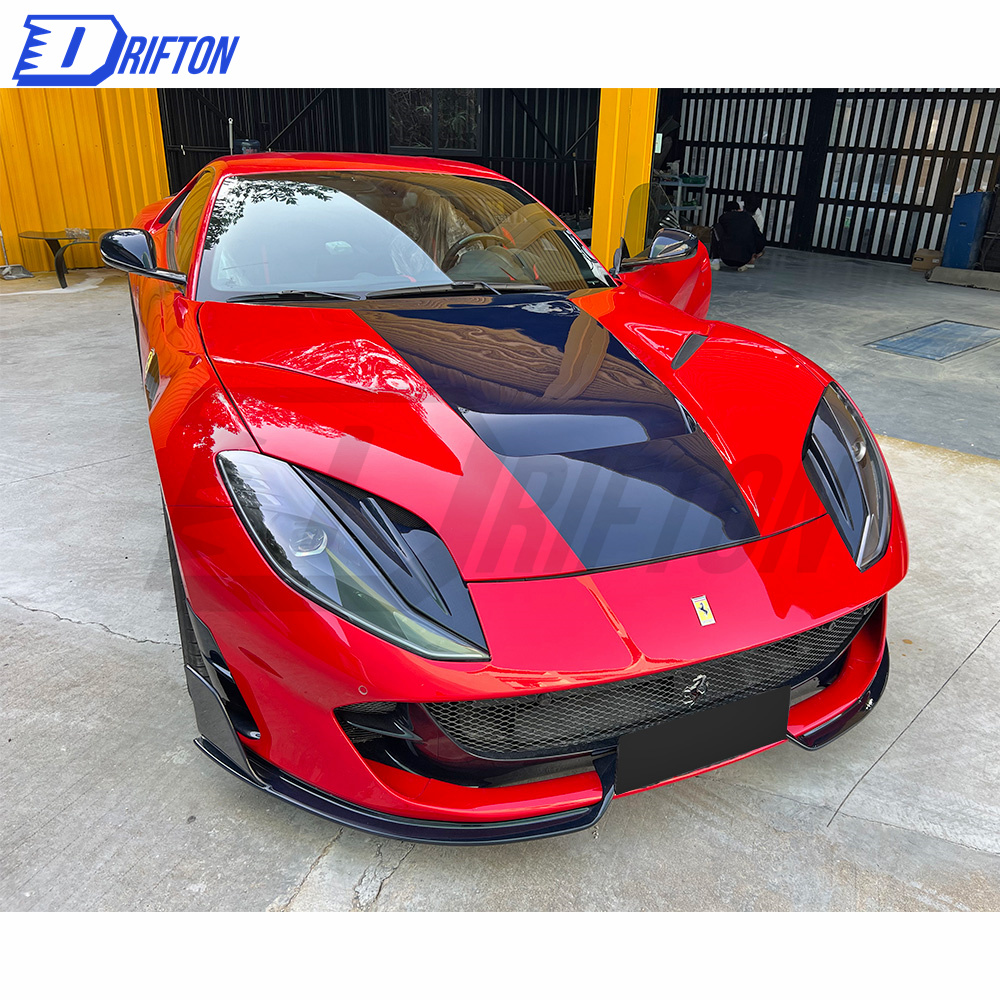 MSY Style Dry Carbon Fiber Front Lip For Ferrari 812 2017-2018