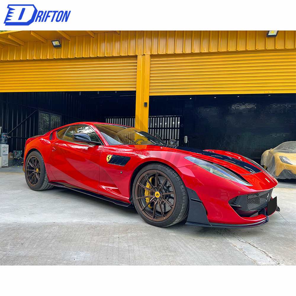 MSY Style Dry Carbon Fiber Front Lip For Ferrari 812 2017-2018